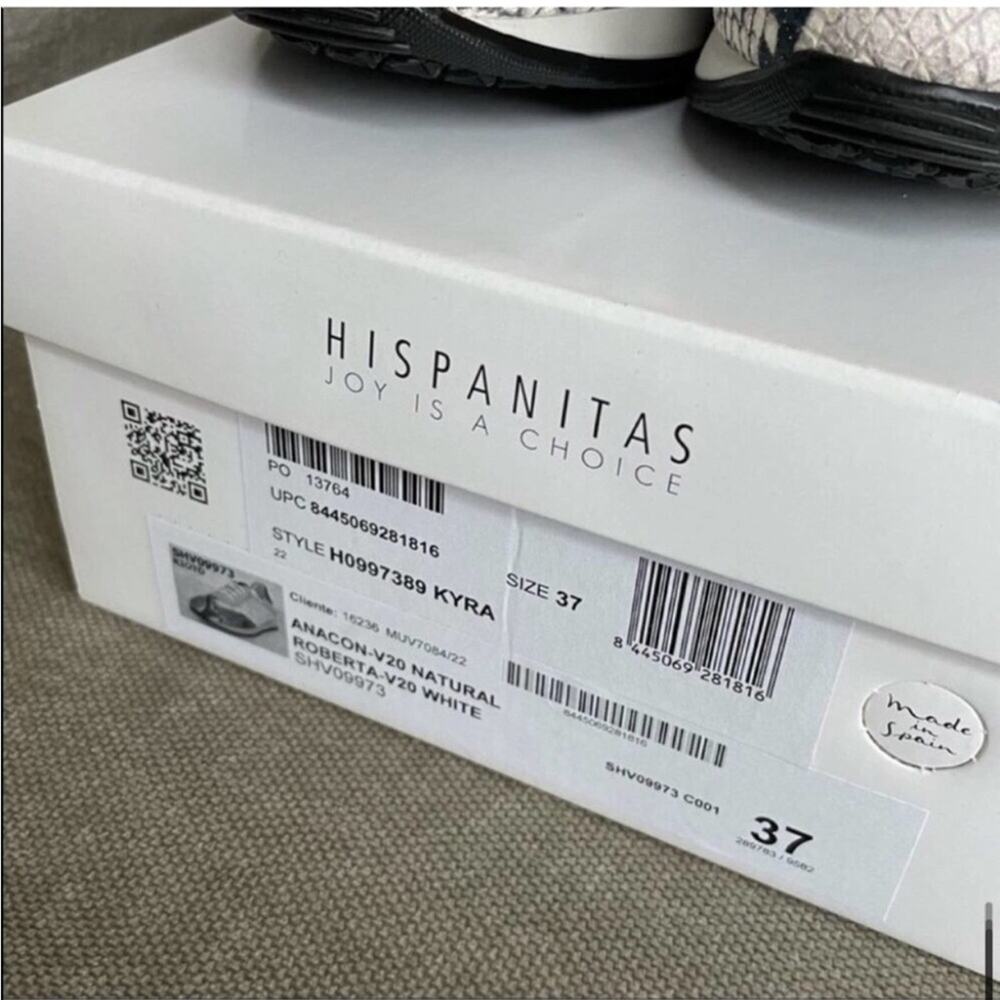 NWT Hispanitas Kyra Leather & Mesh Sneaker - Picture 7 of 8